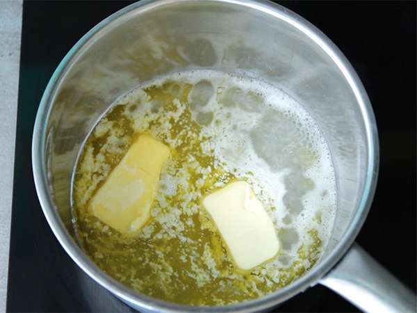 Kue choux yang mudah - Persiapan langkah 1