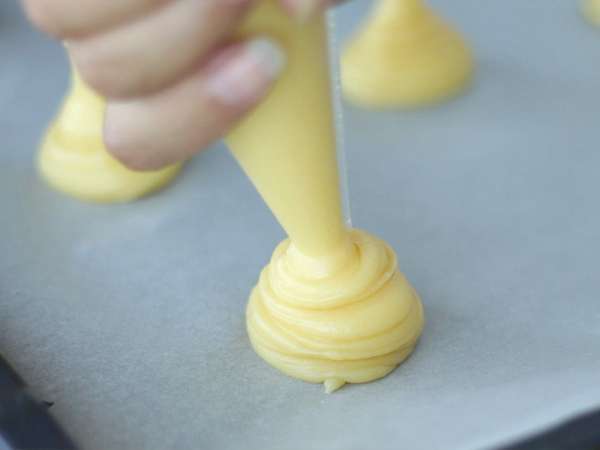 Kue choux yang mudah - Persiapan langkah 4