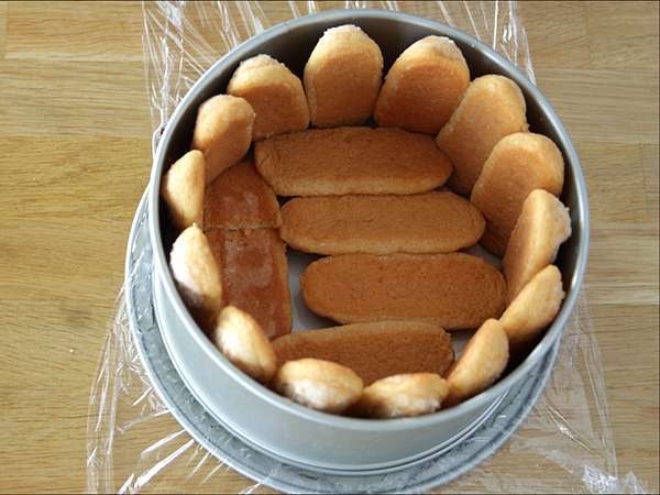 Chocolate Charlotte - Persiapan langkah 6