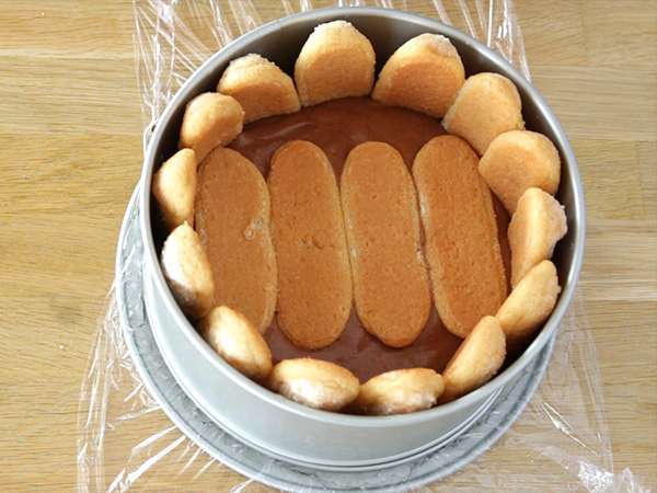 Chocolate Charlotte - Persiapan langkah 7