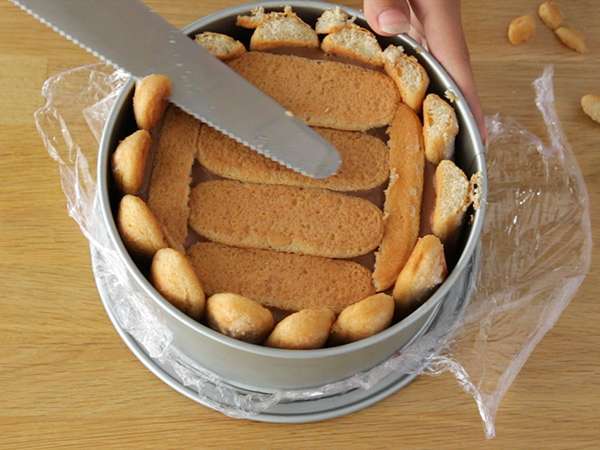 Chocolate Charlotte - Persiapan langkah 9