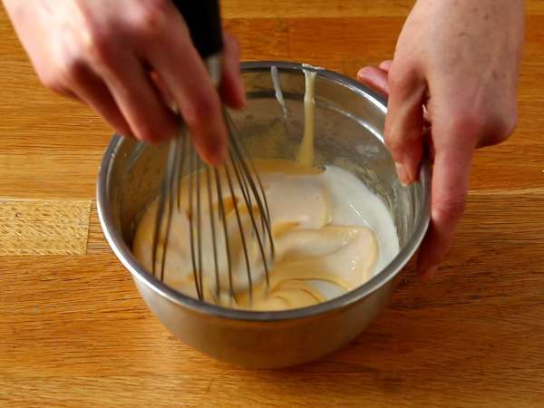Leche frita makanan penutup khas Spanyol - Persiapan langkah 2