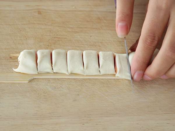 Bunga bersisik dengan knackis - Persiapan langkah 2