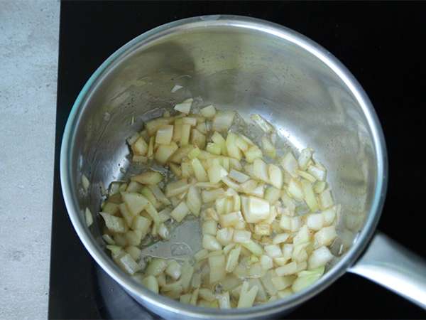 Krim sup cukini - Persiapan langkah 1