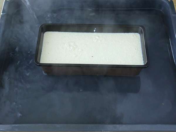 Flan kelapa - Persiapan langkah 4