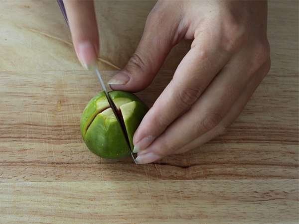 Buah ara panggang - Persiapan langkah 1