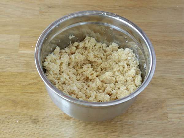 Kue raja dengan kamboja - Persiapan langkah 1