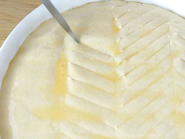 Kue raja dengan kamboja - Persiapan langkah 5