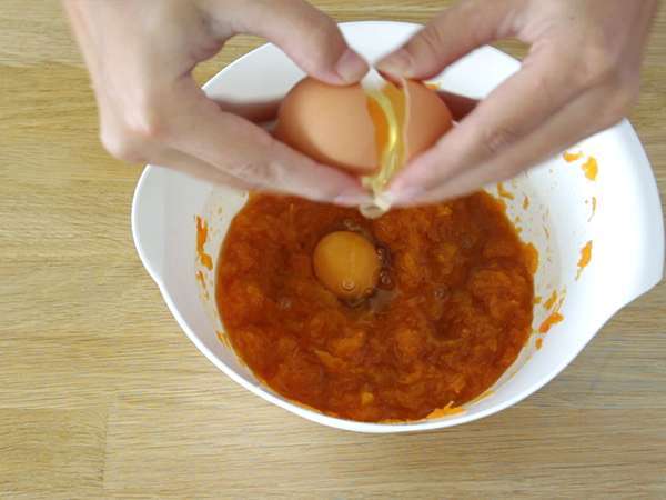 Pai labu - Persiapan langkah 3