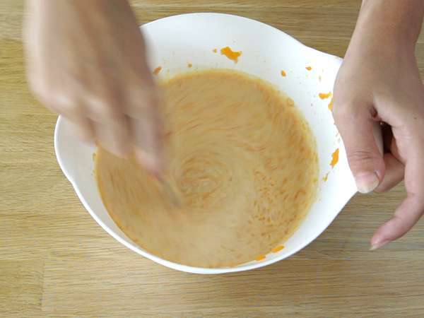 Pai labu - Persiapan langkah 4