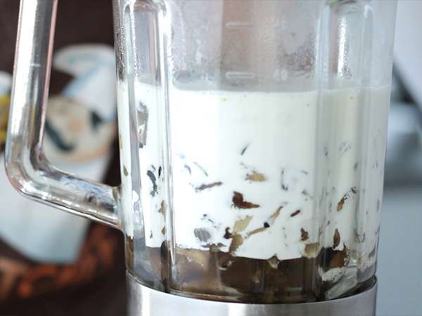 Krim sup jamur - Persiapan langkah 4