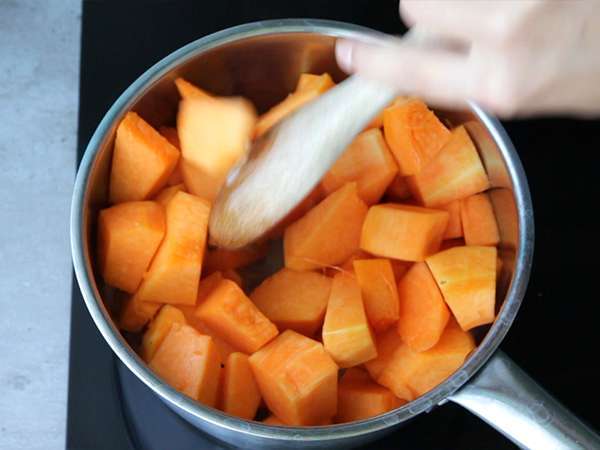 Krim sup labu - Persiapan langkah 2