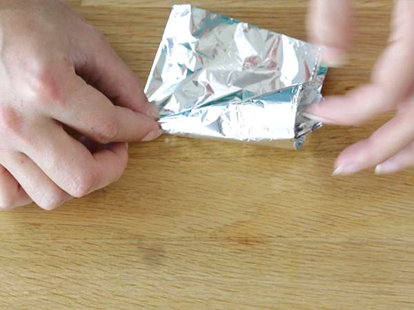 Puff pastry cone salmon & daun bawang - Persiapan langkah 2