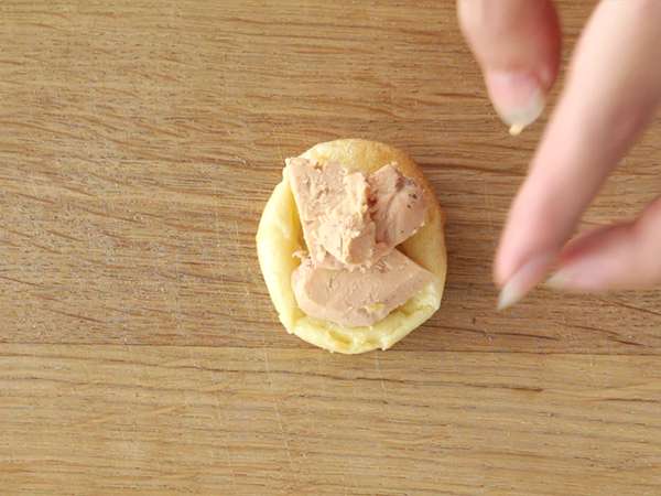 Makaroni foie gras dengan quenelles - Persiapan langkah 4