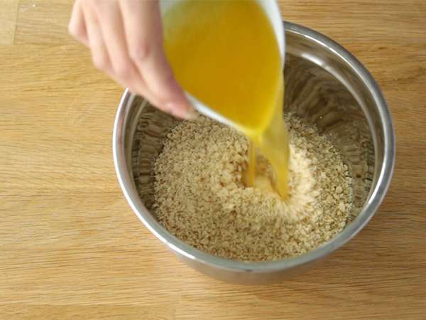 Kue keju salmon asin - Persiapan langkah 1