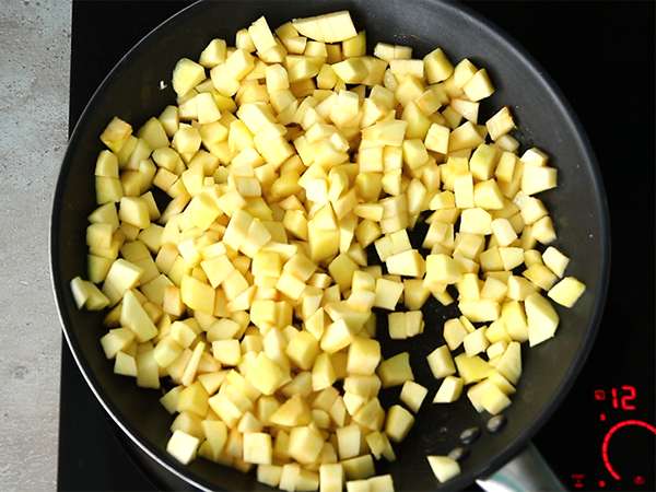 Tatin foie gras mini - Persiapan langkah 3