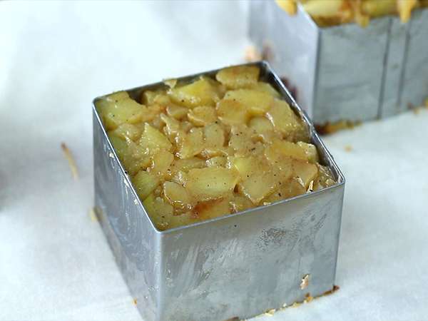 Tatin foie gras mini - Persiapan langkah 5