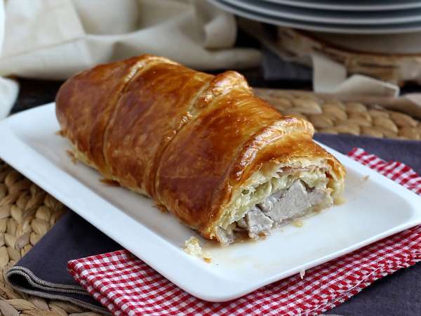 Tenderloin daging babi dalam kerak, selangkah demi selangkah - Persiapan langkah 6