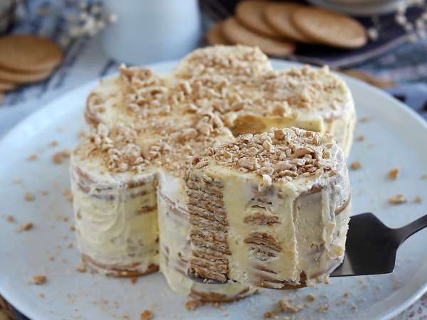 Kue biskuit Portugis, bolo de bolacha - Persiapan langkah 7