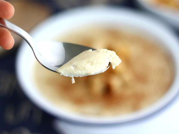 Las gachas, krim Andalusia dengan adas hijau dan kayu manis - Persiapan langkah 8