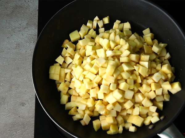 Camembert dan tart apel - Persiapan langkah 2