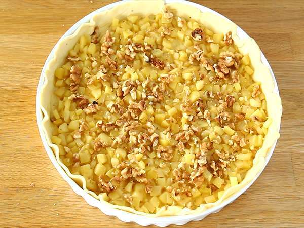 Camembert dan tart apel - Persiapan langkah 3