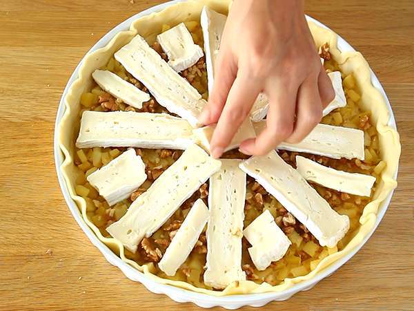 Camembert dan tart apel - Persiapan langkah 4