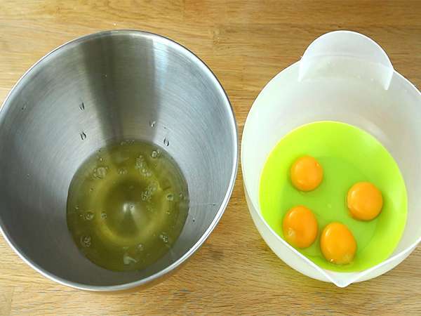 Kue marmer - Persiapan langkah 1