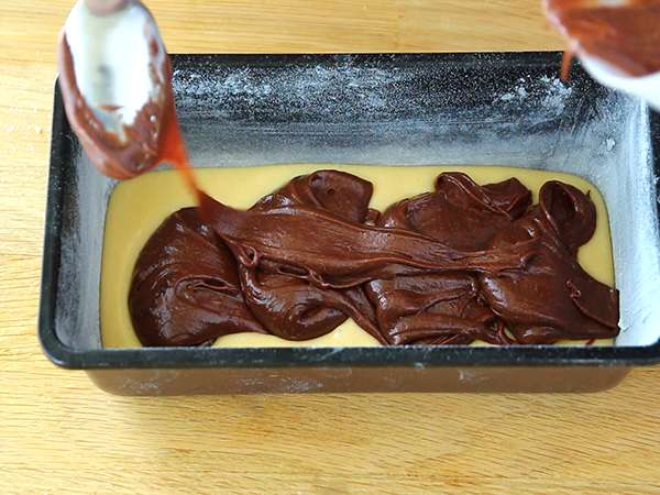 Kue marmer - Persiapan langkah 5