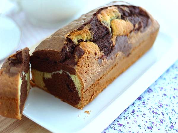 Kue marmer - Persiapan langkah 7