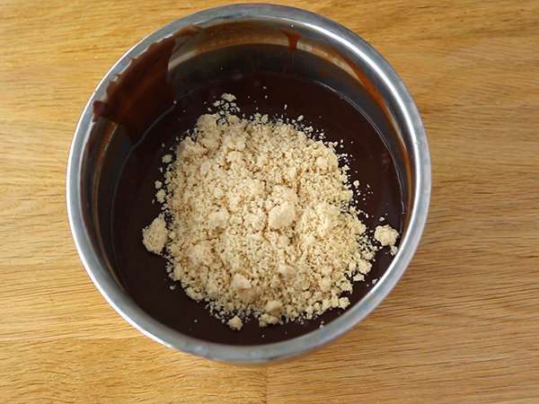 Selai kemiri, Nutella buatan sendiri - Persiapan langkah 3