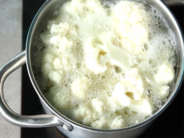 Gratin kembang kol - Persiapan langkah 1