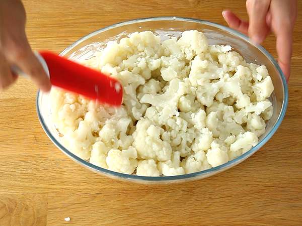 Gratin kembang kol - Persiapan langkah 2