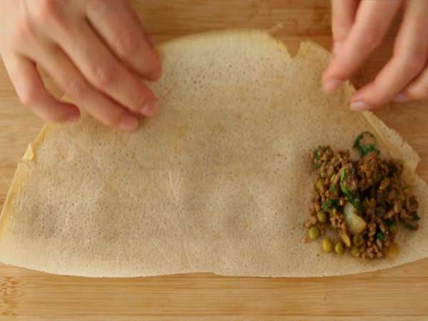 Daging sapi samoussas - Persiapan langkah 4