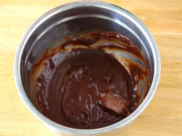 Biskuit Nutella - Persiapan langkah 1