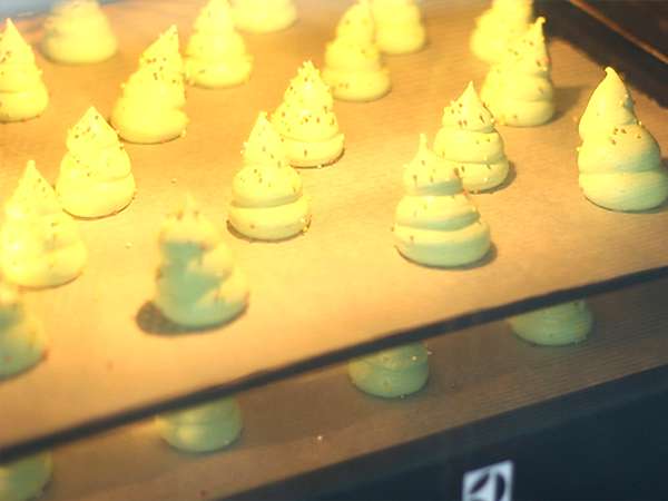 Meringue cemara - Persiapan langkah 5