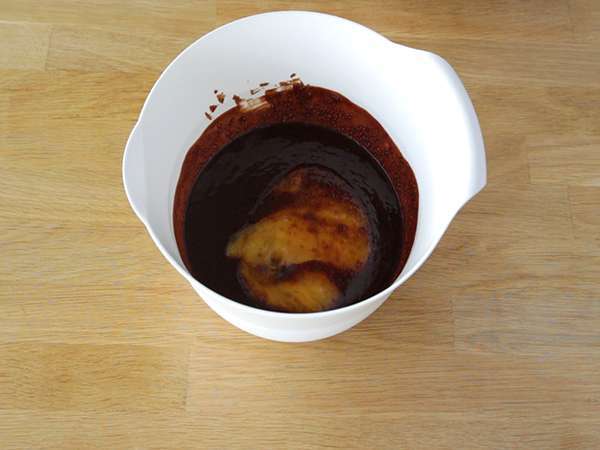 Brownies cemara - Persiapan langkah 2