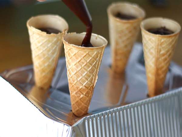 Brownies cemara - Persiapan langkah 3