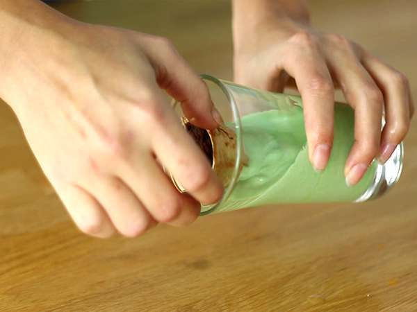 Brownies cemara - Persiapan langkah 6