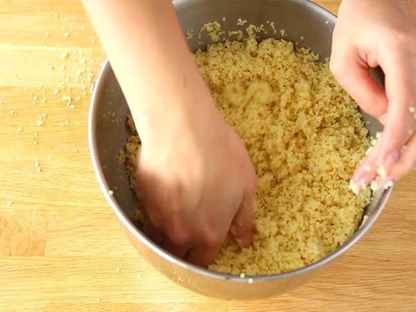 Couscous ayam tradisional Maroko - Persiapan langkah 7