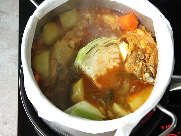 Couscous ayam tradisional Maroko - Persiapan langkah 8