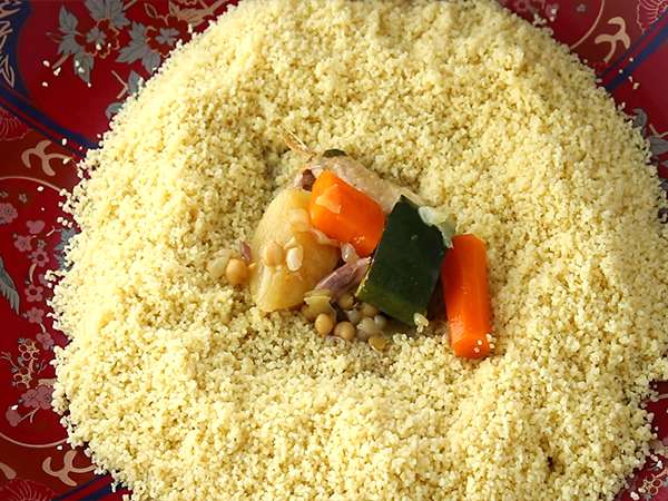 Couscous ayam tradisional Maroko - Persiapan langkah 10