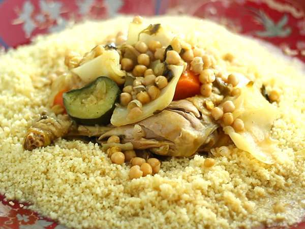 Couscous ayam tradisional Maroko - Persiapan langkah 11