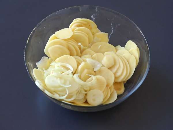 Kue raclette - Persiapan langkah 2