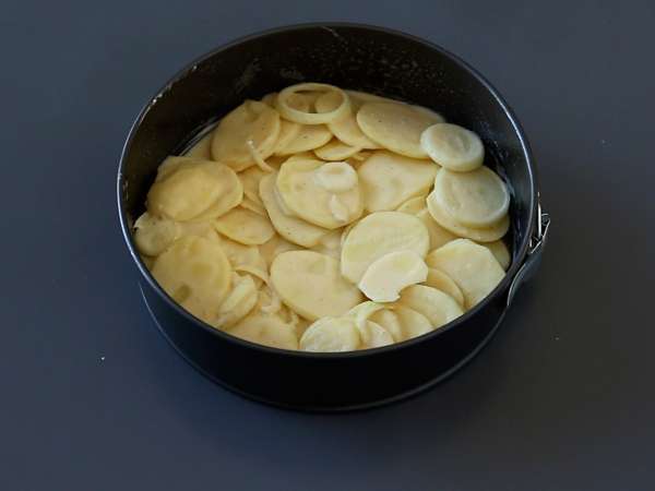 Kue raclette - Persiapan langkah 4