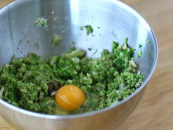 Kroket brokoli - Persiapan langkah 3