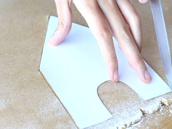 Rumah roti jahe untuk Natal - Persiapan langkah 3