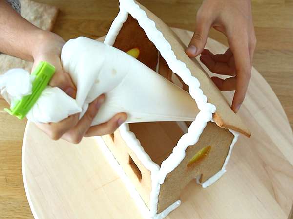 Rumah roti jahe untuk Natal - Persiapan langkah 9