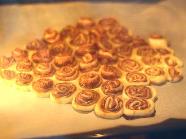 Pohon cemara dengan Nutella untuk dibagikan - Persiapan langkah 4