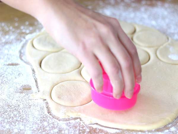 Donat cokelat - Persiapan langkah 6
